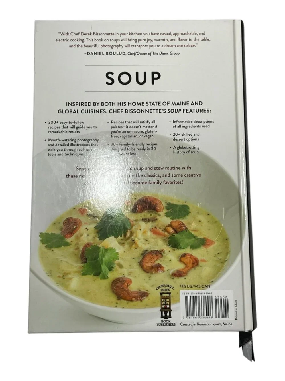 Soup: The Ultimate Book of Soups & Stews by Derek Bissonnette 2018 Hardcover